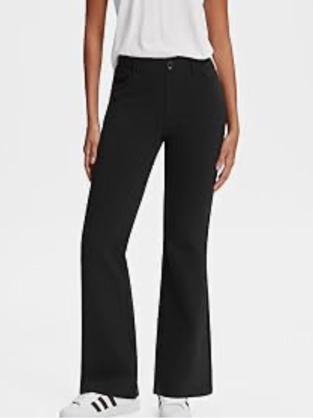 Women's Wide Leg Dress Pants High Waisted Stretch Work Slacks Pockets